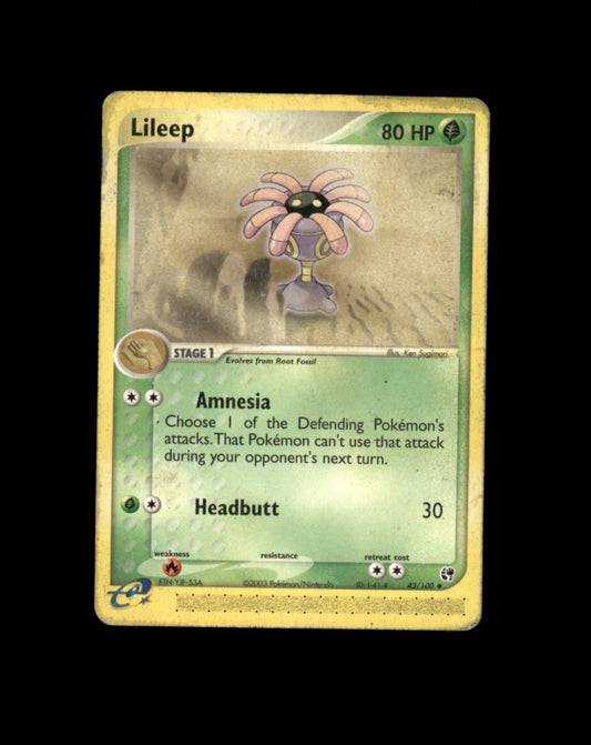 *SE BILDE FOR TILSTAND* Lileep #43 Pokemon Sandstorm Pokesingles