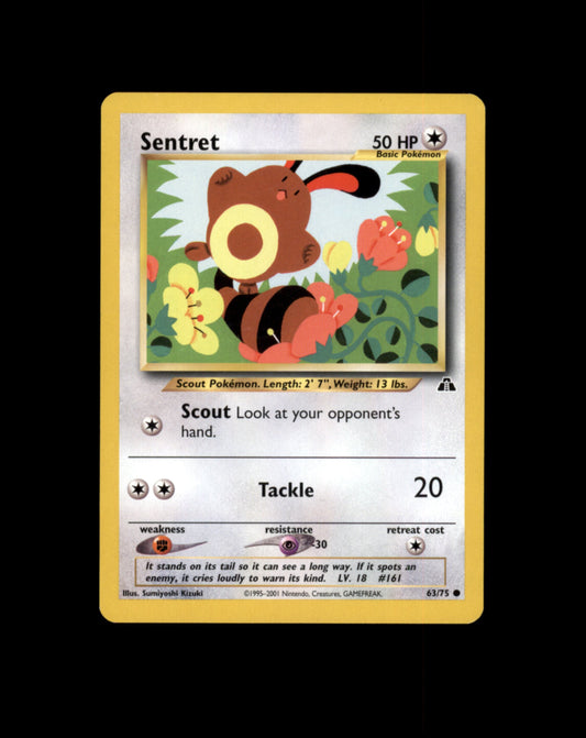 *SE BILDE FOR TILSTAND* Sentret #63 Pokemon Neo Discovery Pokesingles
