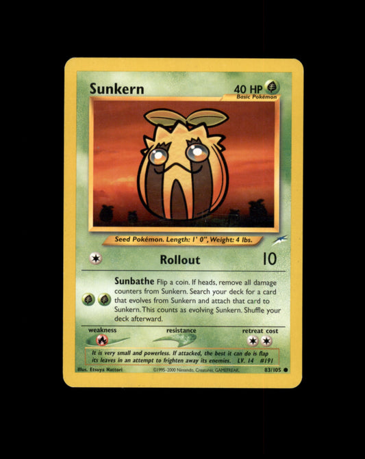 *SE BILDE FOR TILSTAND* Sunkern #83 Pokemon Neo Destiny Pokesingles