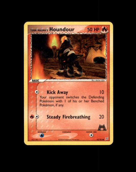 *SE BILDE FOR TILSTAND* Houndour #63 Pokemon Team Magma & Team Aqua Pokesingles