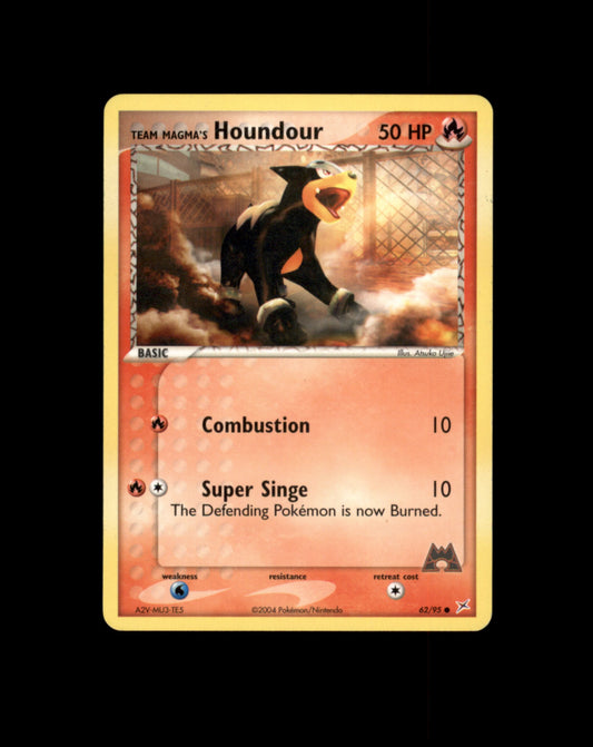 *SE BILDE FOR TILSTAND* Houndour #62 Pokemon Team Magma & Team Aqua Pokesingles