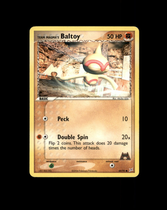 *SE BILDE FOR TILSTAND* Baltoy #60 Pokemon Team Magma & Team Aqua Pokesingles