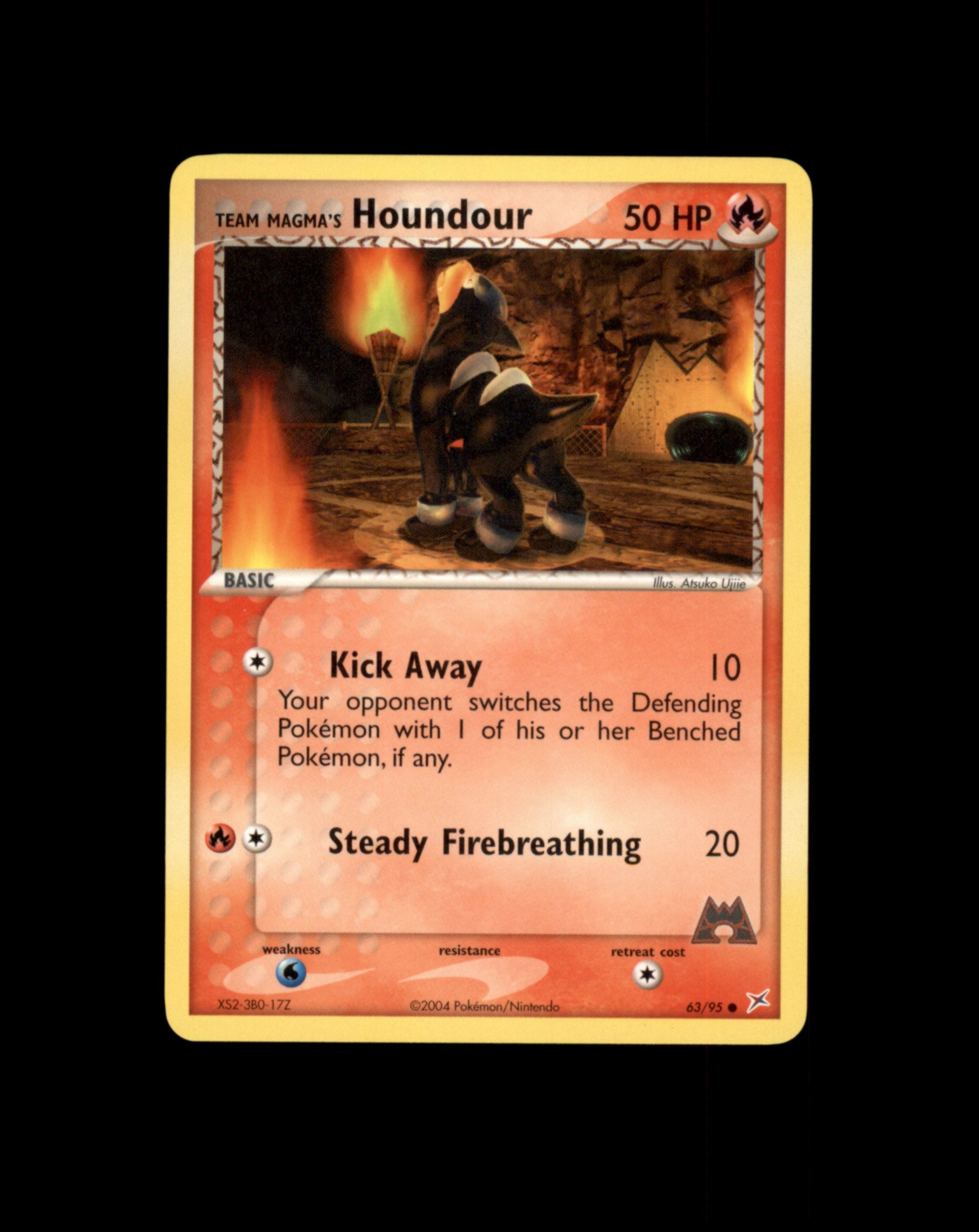 *SE BILDE FOR TILSTAND* Houndour #63 Pokemon Team Magma & Team Aqua Pokesingles