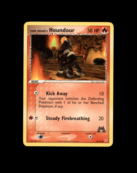 *SE BILDE FOR TILSTAND* Houndour #63 Pokemon Team Magma & Team Aqua Pokesingles