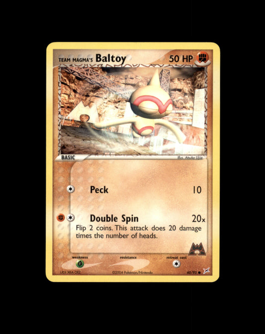 *SE BILDE FOR TILSTAND* Baltoy #60 Pokemon Team Magma & Team Aqua Pokesingles