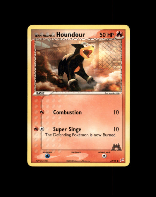 *SE BILDE FOR TILSTAND* Houndour #62 Pokemon Team Magma & Team Aqua Pokesingles