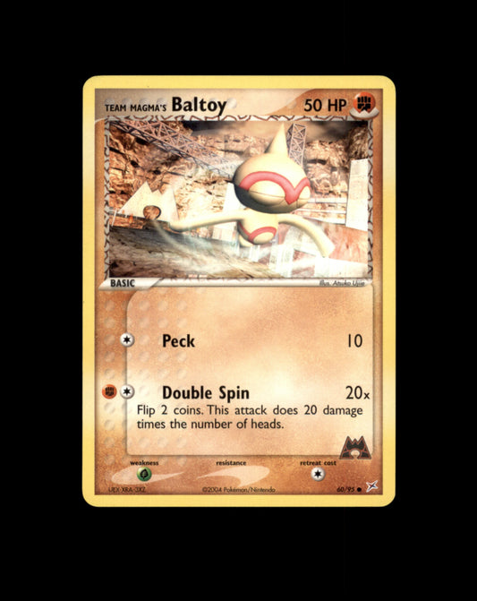*SE BILDE FOR TILSTAND* Baltoy #60 Pokemon Team Magma & Team Aqua Pokesingles