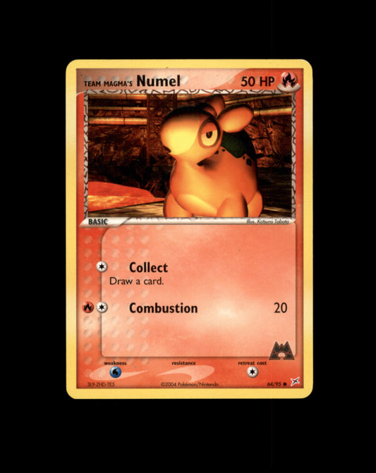*SE BILDE FOR TILSTAND* Numel #64 Pokemon Team Magma & Team Aqua Pokesingles