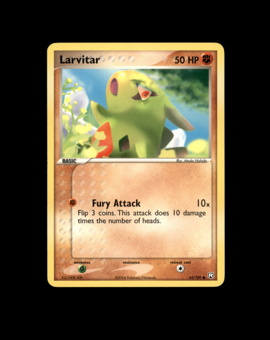 *SE BILDE FOR TILSTAND* Larvitar #62 Pokemon Team Rocket Returns Pokesingles