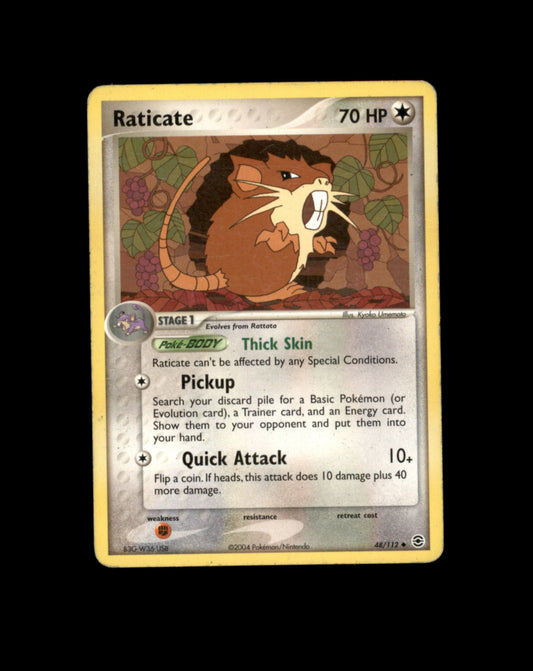 *SE BILDE FOR TILSTAND* Raticate #48 Pokemon Fire Red & Leaf Green Pokesingles