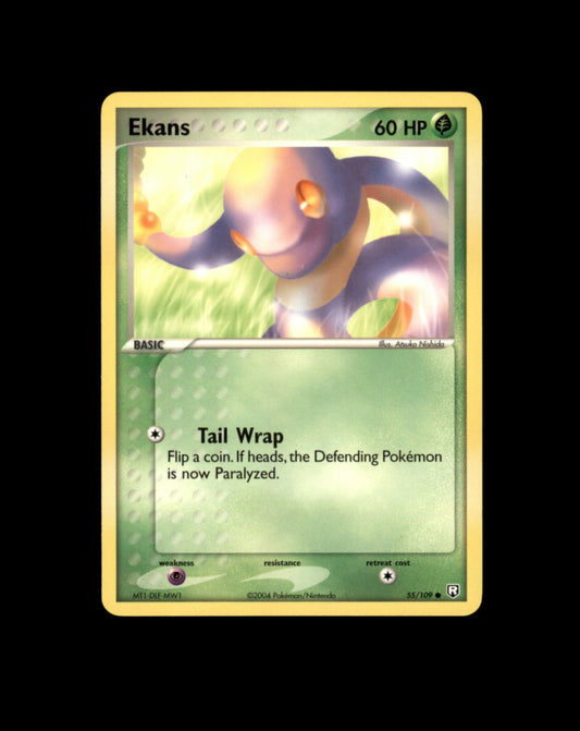 *SE BILDE FOR TILSTAND* Ekans #55 Pokemon Team Rocket Returns Pokesingles