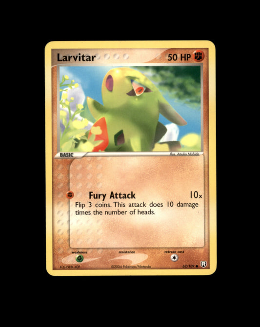*SE BILDE FOR TILSTAND* Larvitar #62 Pokemon Team Rocket Returns Pokesingles