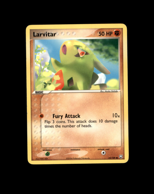 *SE BILDE FOR TILSTAND* Larvitar #62 Pokemon Team Rocket Returns Pokesingles