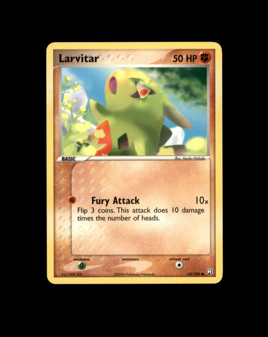 *SE BILDE FOR TILSTAND* Larvitar #62 Pokemon Team Rocket Returns Pokesingles