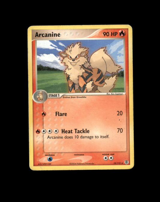 *SE BILDE FOR TILSTAND* Arcanine #18 Pokemon Fire Red & Leaf Green Pokesingles