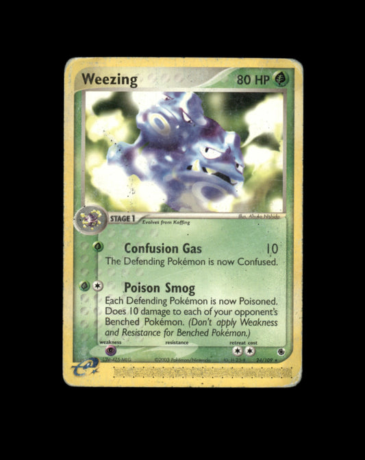 *SE BILDE FOR TILSTAND* Weezing #24 Pokemon Ruby & Sapphire Pokesingles
