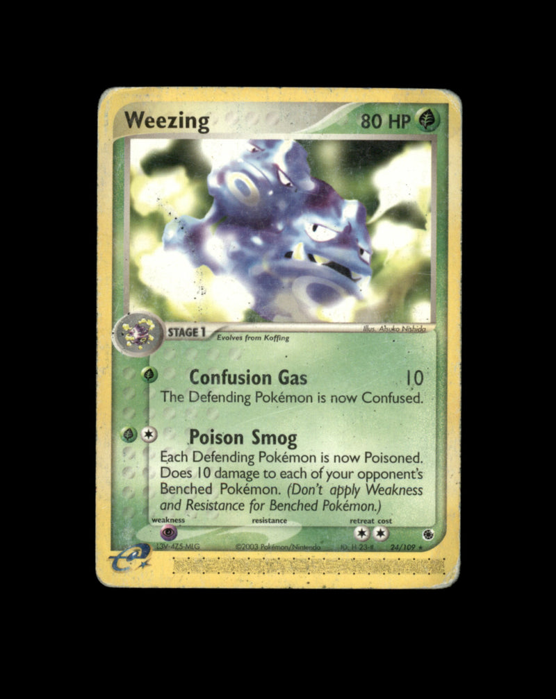 *SE BILDE FOR TILSTAND* Weezing #24 Pokemon Ruby & Sapphire Pokesingles