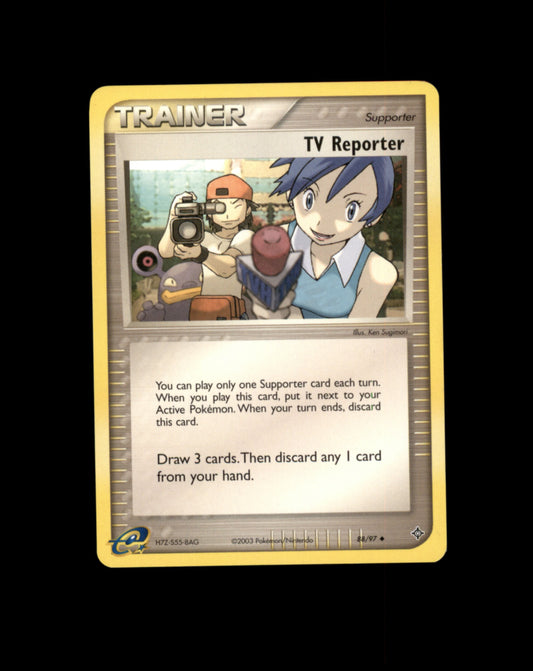 *SE BILDE FOR TILSTAND* TV Reporter #88 Pokemon Dragon Pokesingles