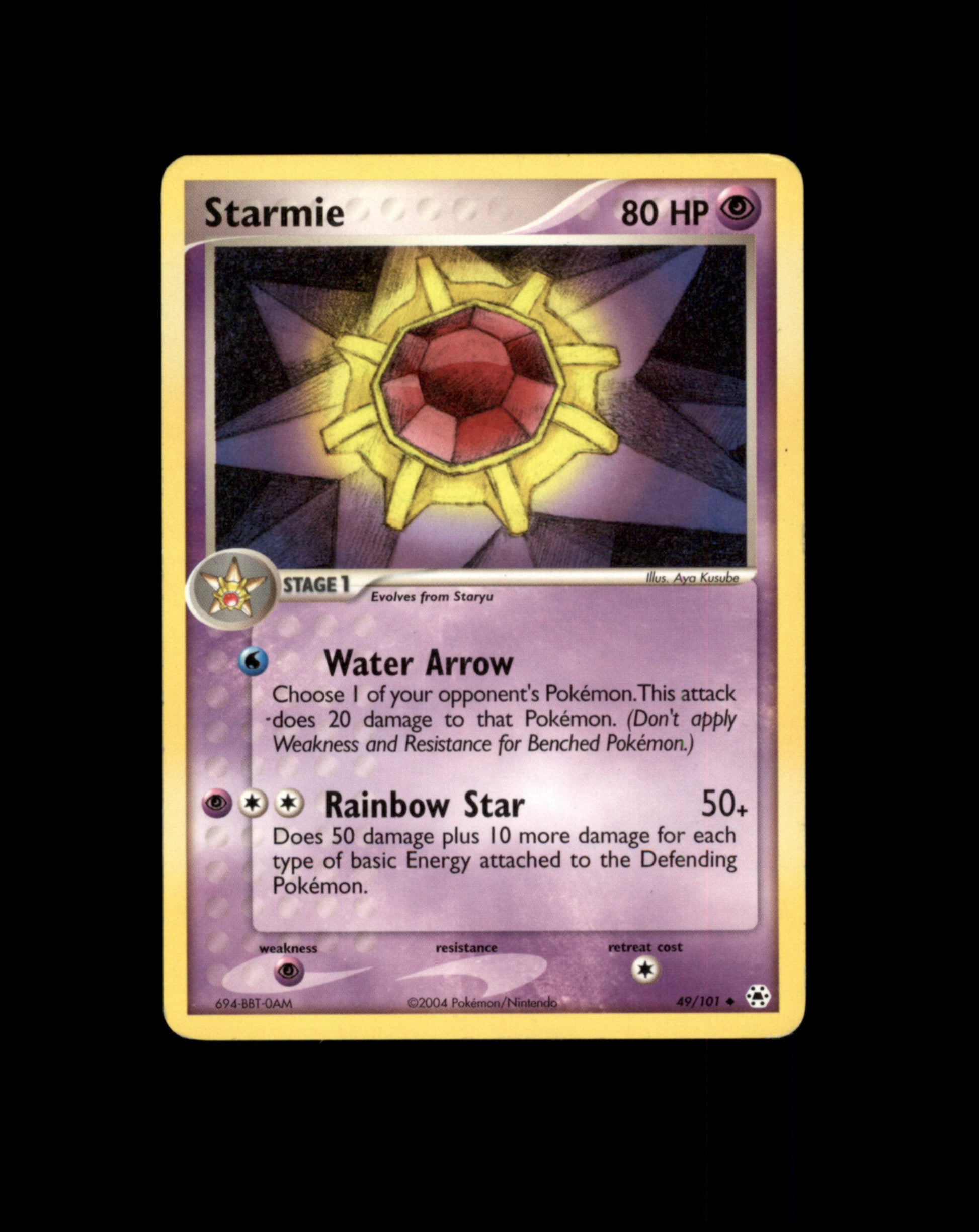 *SE BILDE FOR TILSTAND* Starmie #49 Pokemon Hidden Legends Pokesingles