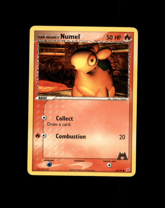 *SE BILDE FOR TILSTAND* Numel #64 Pokemon Team Magma & Team Aqua Pokesingles