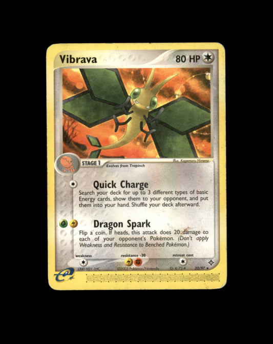*SE BILDE FOR TILSTAND* Vibrava #22 Pokemon Dragon Pokesingles