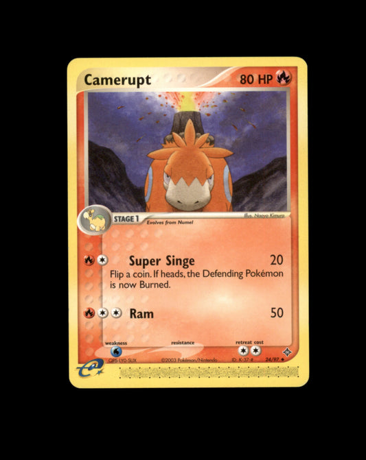 *SE BILDE FOR TILSTAND* Camerupt #24 Pokemon Dragon Pokesingles