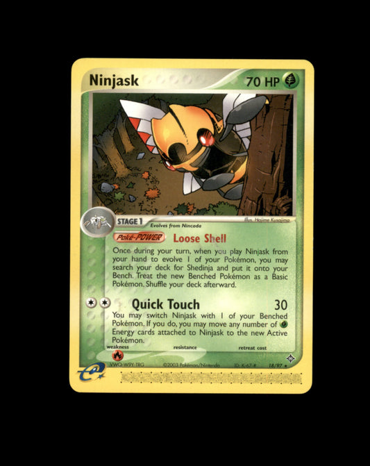 *SE BILDE FOR TILSTAND* Ninjask #18 Pokemon Dragon Pokesingles