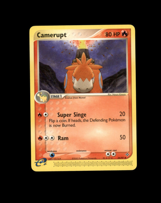 *SE BILDE FOR TILSTAND* Camerupt #24 Pokemon Dragon Pokesingles