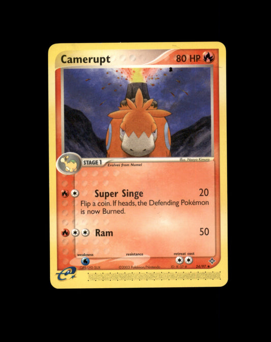 *SE BILDE FOR TILSTAND* Camerupt #24 Pokemon Dragon Pokesingles