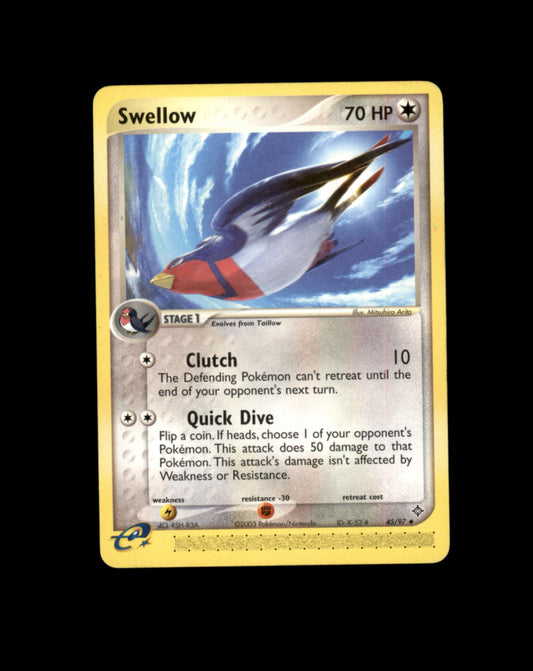 *SE BILDE FOR TILSTAND* Swellow #45 Pokemon Dragon Pokesingles