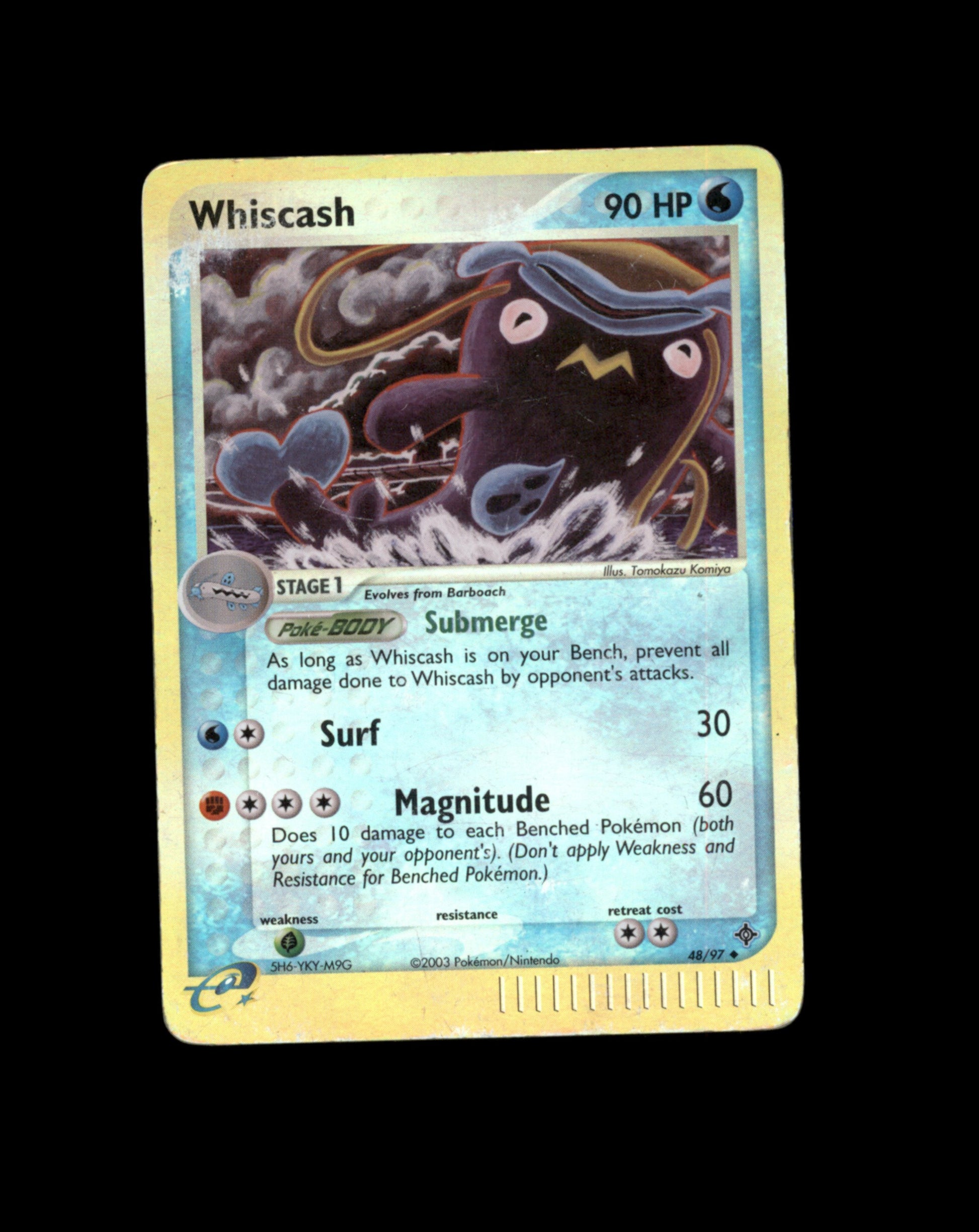 *SE BILDE FOR TILSTAND* Whiscash [Reverse Holo] #48 Pokemon Dragon Pokesingles