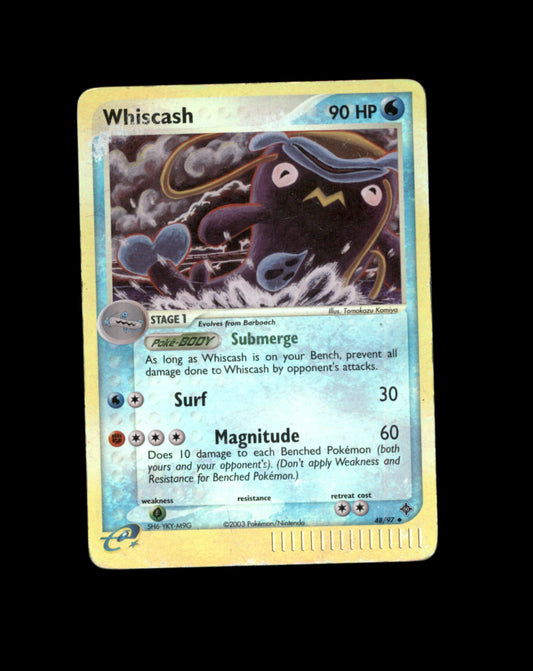 *SE BILDE FOR TILSTAND* Whiscash [Reverse Holo] #48 Pokemon Dragon Pokesingles