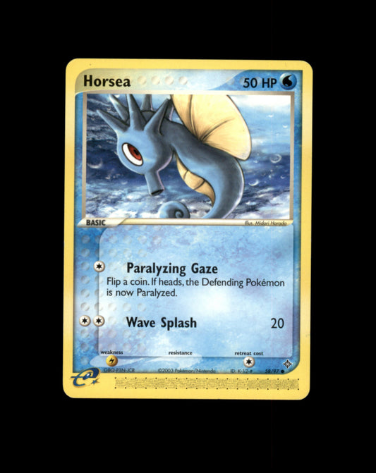 *SE BILDE FOR TILSTAND* Horsea #58 Pokemon Dragon Pokesingles