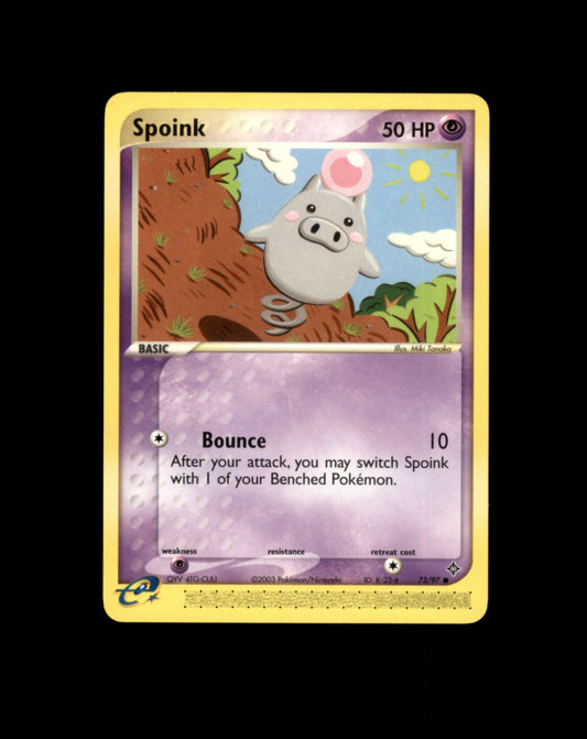 *SE BILDE FOR TILSTAND* Spoink #73 Pokemon Dragon Pokesingles