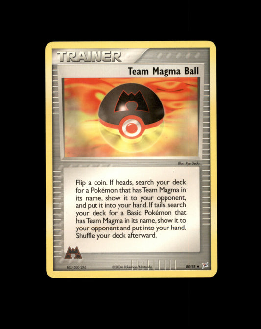 *SE BILDE FOR TILSTAND* Ball #80 Pokemon Team Magma & Team Aqua Pokesingles