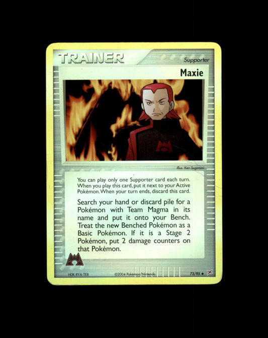 *SE BILDE FOR TILSTAND* Maxie [Reverse Holo] #73 Pokemon Team Magma & Team Aqua Pokesingles