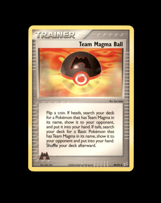 *SE BILDE FOR TILSTAND* Ball #80 Pokemon Team Magma & Team Aqua Pokesingles