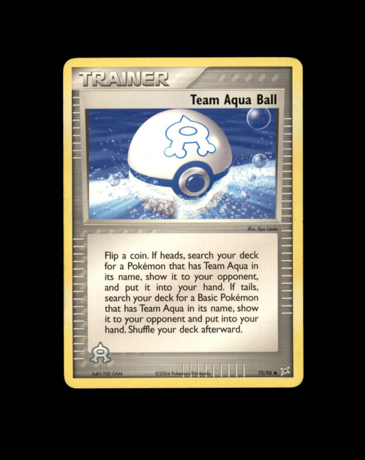 *SE BILDE FOR TILSTAND* Ball #75 Pokemon Team Magma & Team Aqua Pokesingles