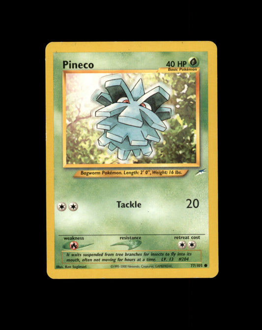 *SE BILDE FOR TILSTAND* Pineco #77 Pokemon Neo Destiny Pokesingles