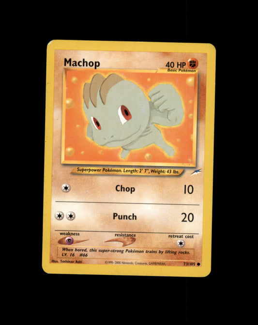*SE BILDE FOR TILSTAND* Machop #73 Pokemon Neo Destiny Pokesingles