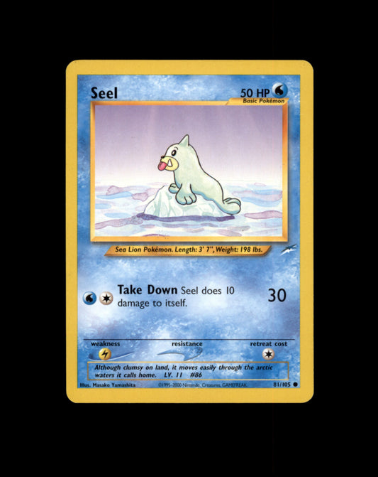 *SE BILDE FOR TILSTAND* Seel #81 Pokemon Neo Destiny Pokesingles