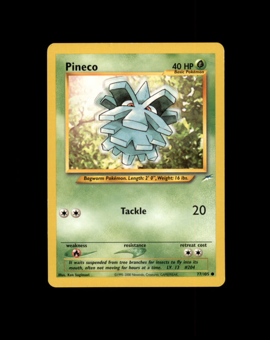 *SE BILDE FOR TILSTAND* Pineco #77 Pokemon Neo Destiny Pokesingles