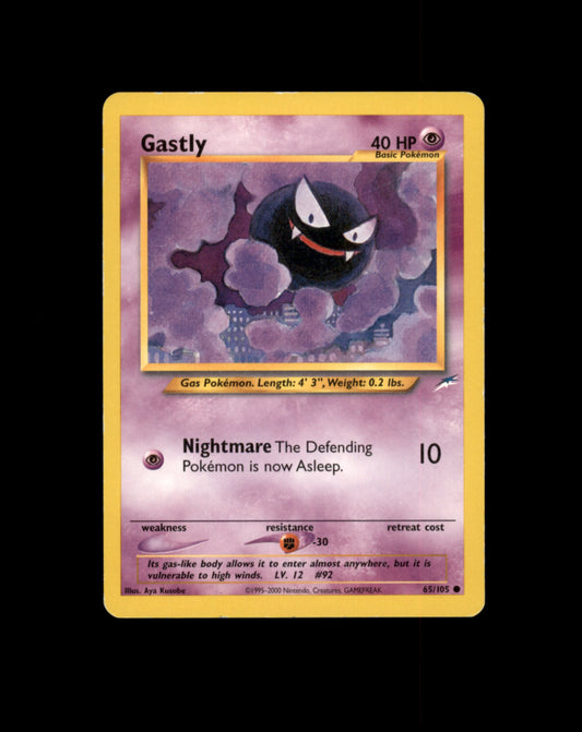 *SE BILDE FOR TILSTAND* Gastly #65 Pokemon Neo Destiny Pokesingles