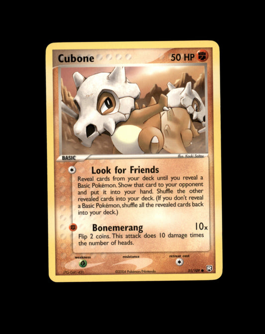 *SE BILDE FOR TILSTAND* Cubone #51 Pokemon Team Rocket Returns Pokesingles