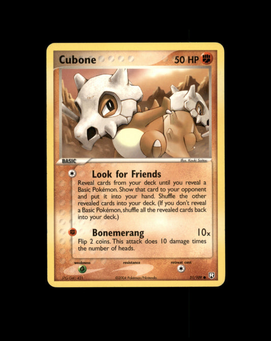 *SE BILDE FOR TILSTAND* Cubone #51 Pokemon Team Rocket Returns Pokesingles