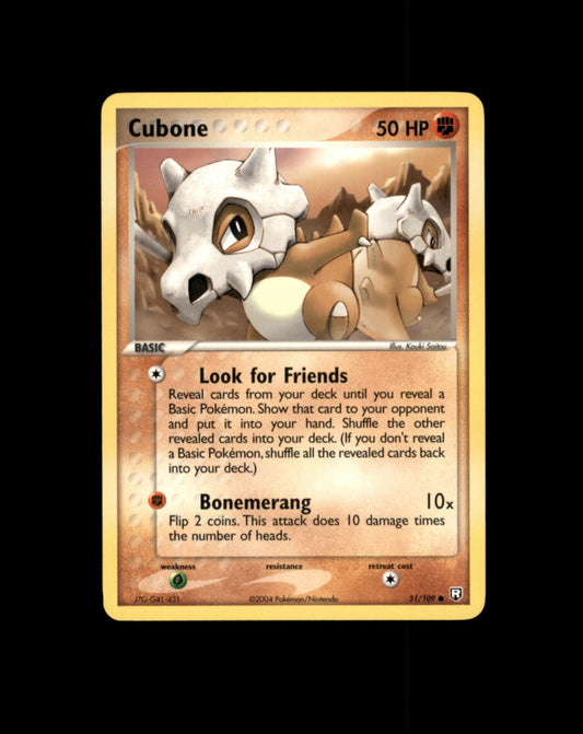 *SE BILDE FOR TILSTAND* Cubone #51 Pokemon Team Rocket Returns Pokesingles