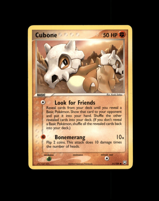 *SE BILDE FOR TILSTAND* Cubone #51 Pokemon Team Rocket Returns Pokesingles