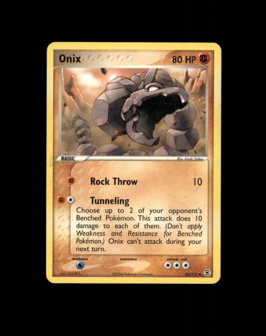 *SE BILDE FOR TILSTAND* Onix #42 Pokemon Fire Red & Leaf Green Pokesingles
