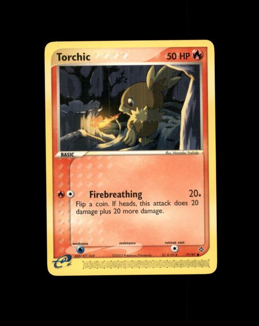 *SE BILDE FOR TILSTAND* Torchic #77 Pokemon Dragon Pokesingles