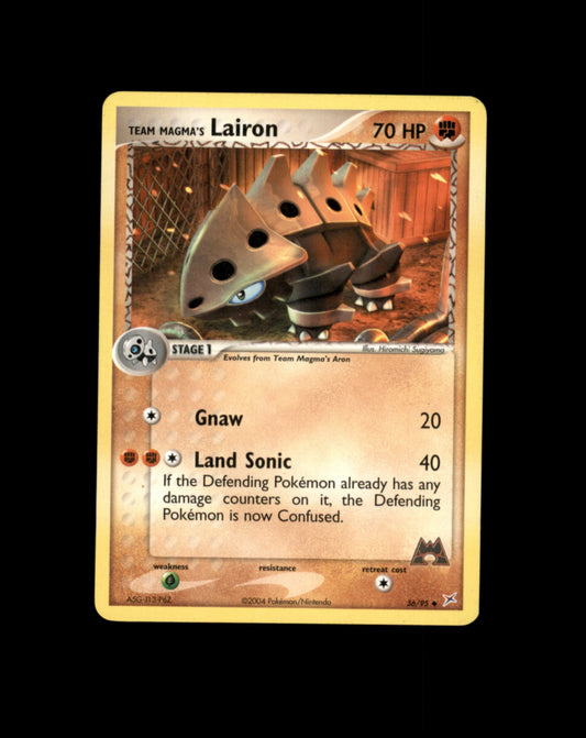 *SE BILDE FOR TILSTAND* Lairon #36 Pokemon Team Magma & Team Aqua Pokesingles